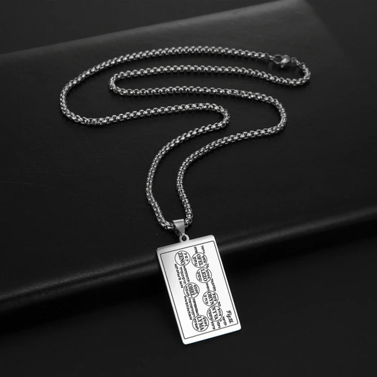 Sixth & Seventh Books of Moses Necklace – Silver Color Sacred Seal Pendant