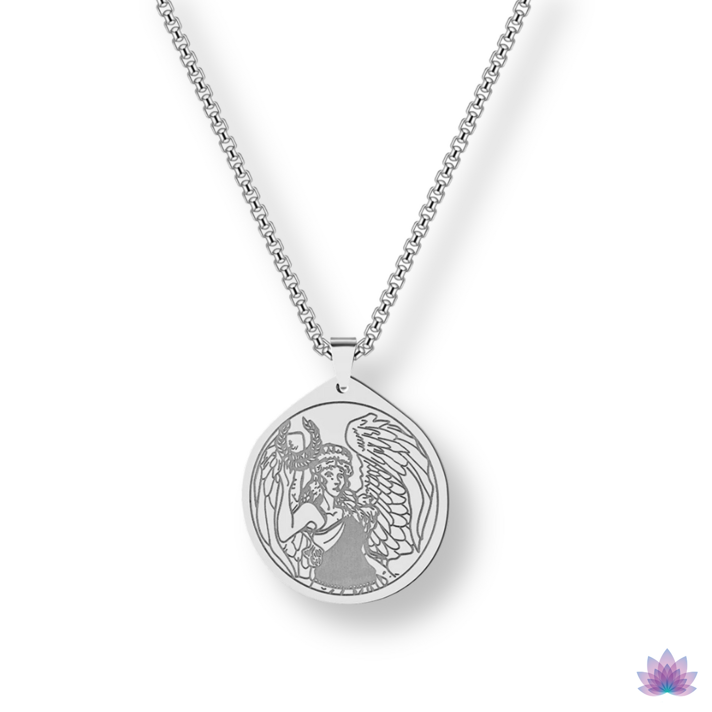 Nike Goddess of Victory Necklace • Pagan Worship Greek Mythology Amulet For Success Triumph Glory • Championship Winner Jewelry Gift Medal • Apollo Tarot Online Shop