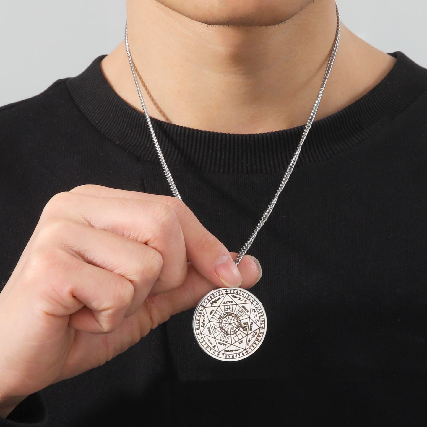 7 Archangels Sigil Charm Necklace • Seal of Solomon Pendant • Kabbalah Astrology Protection Amulet • Magick Talisman Jewelry • Apollo Tarot Shop