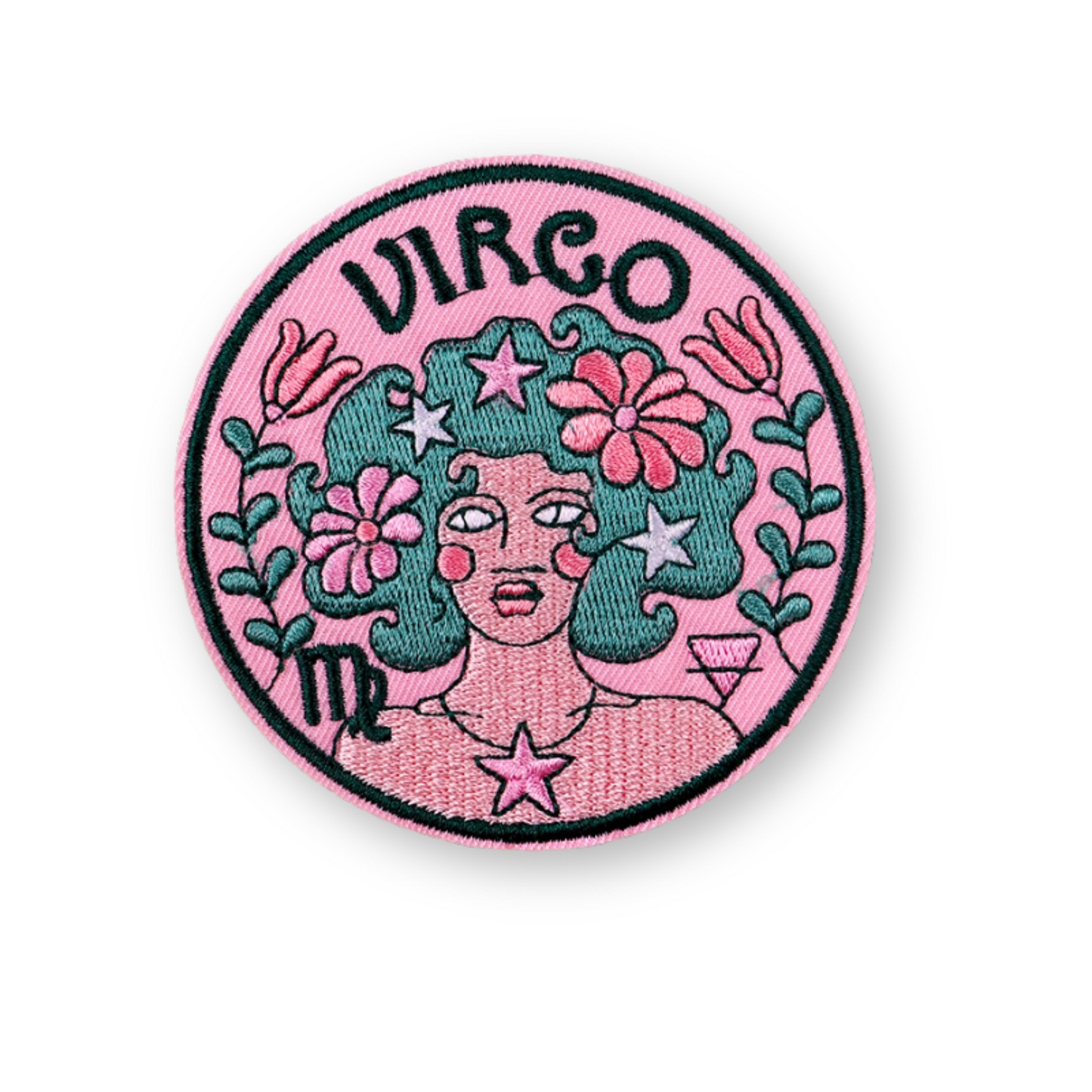 Zodiac Sign Embroidery Patch | Astrology Signs Iron On Patches For Clothes Backpack Jeanswear | Witchy Embroidered Thermal Adhesive Stickers | Apollo Tarot Shop