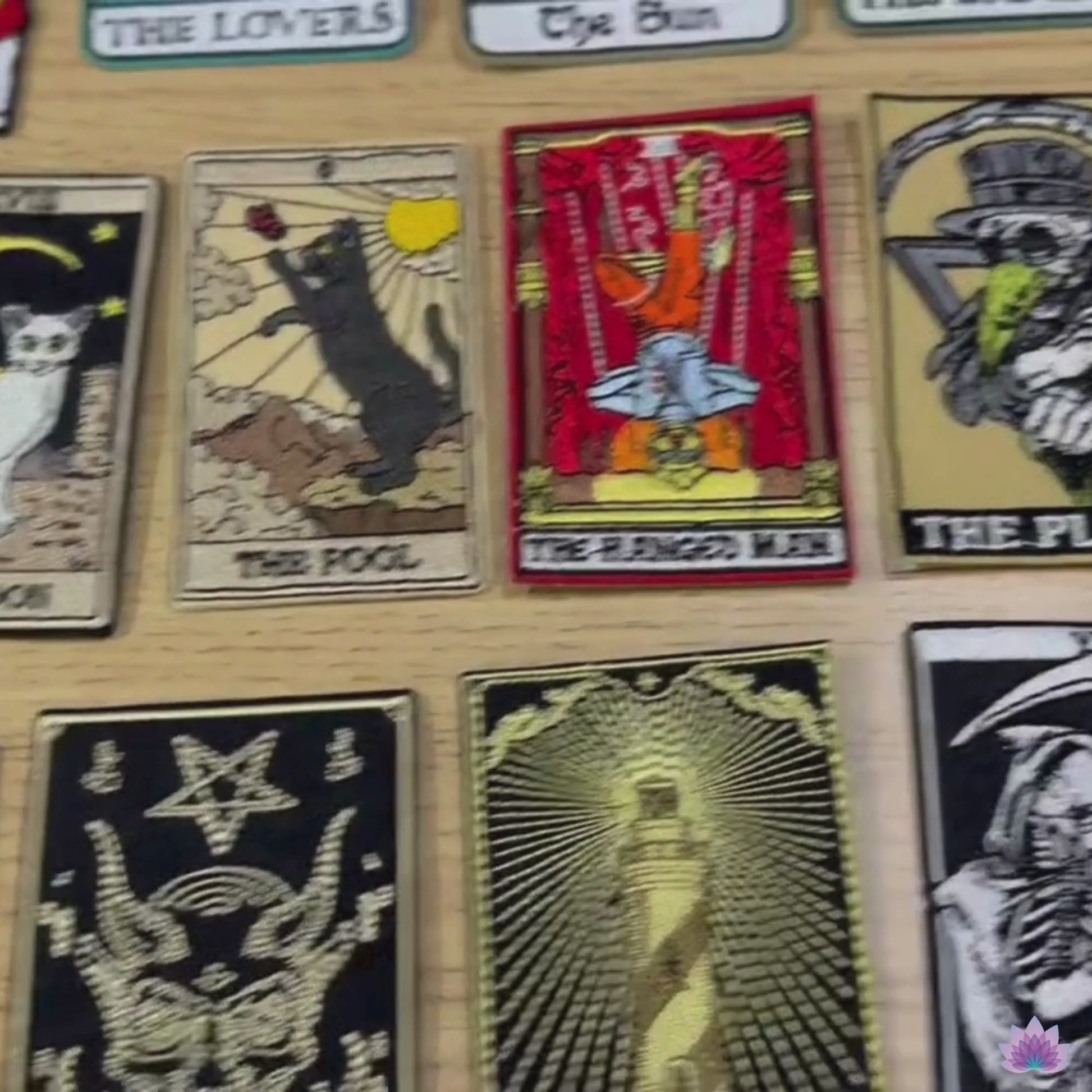 Tarot Card Iron On Patch • DIY Witchy Patches For Stylizing Clothes Backpack Jeanswear • Occult Embroidered Stickers Sewing Applique Gift • Apollo Tarot Online Shop