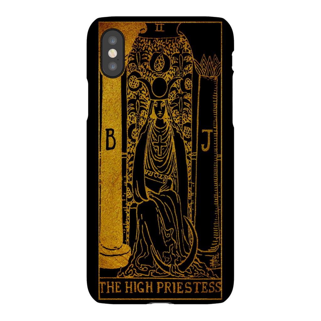 Capa de celular para carta de tarô da Alta Sacerdotisa
