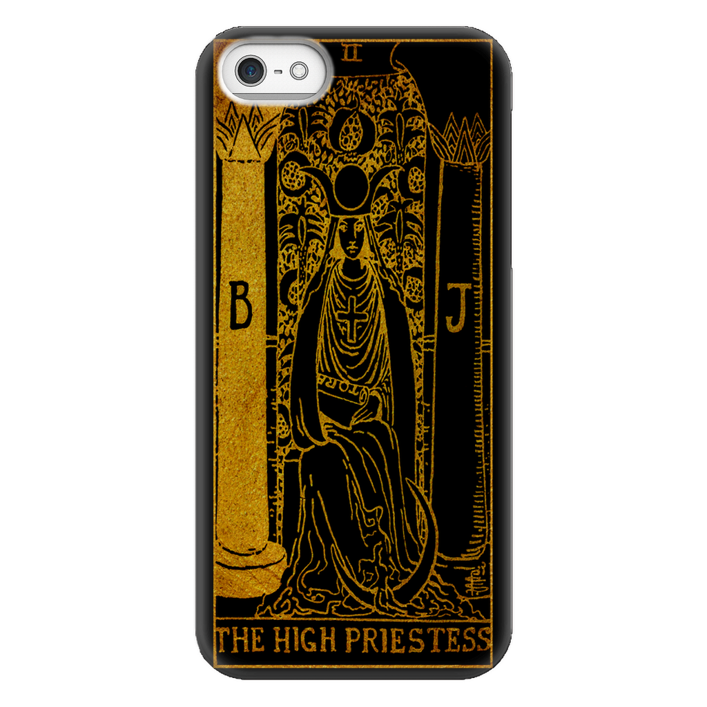 Capa de celular para carta de tarô da Alta Sacerdotisa