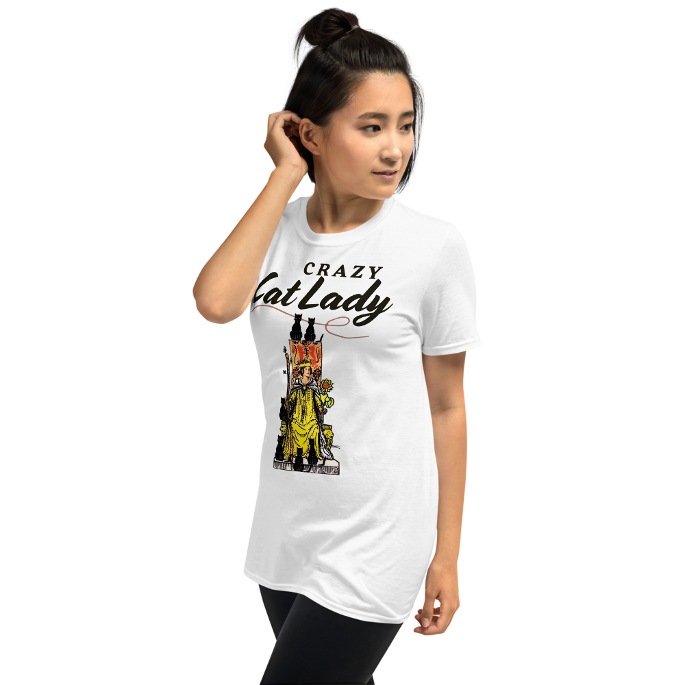 Queen Of Wands Cat Lovers T-Shirt | Apollo Tarot