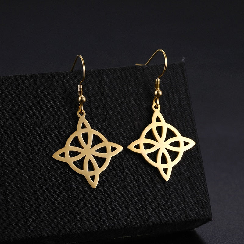 Witch's Knot Jewelry | Witchy Celtic Necklace, Bracelet, Earring, & Ring