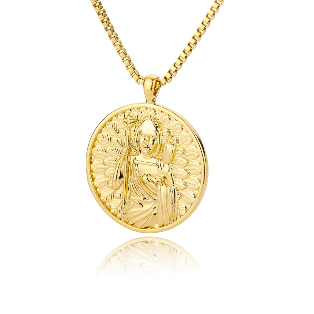Greek Mythology Necklaces | Antique Coin Pendants Of Artemis, Aphrodite, Athena & Hecate | Pagan Worship Jewelry | Apollo Tarot Shop