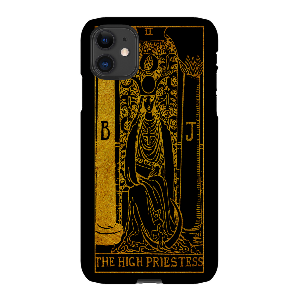 Capa de celular para carta de tarô da Alta Sacerdotisa