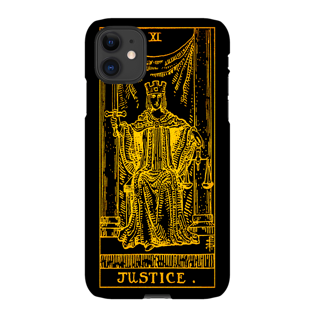 Justice Tarot Card Phone Case | Apollo Tarot