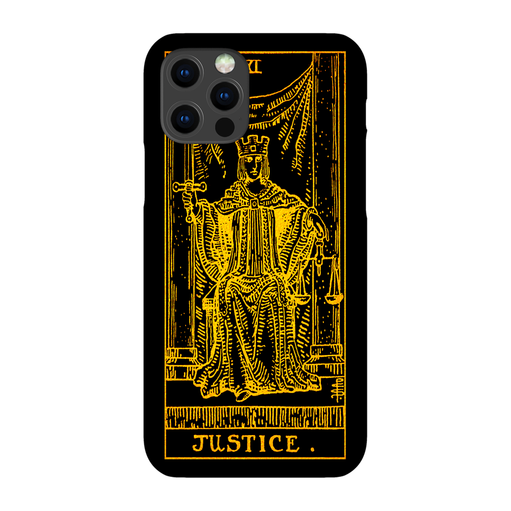 Justice Tarot Card Phone Case | Apollo Tarot