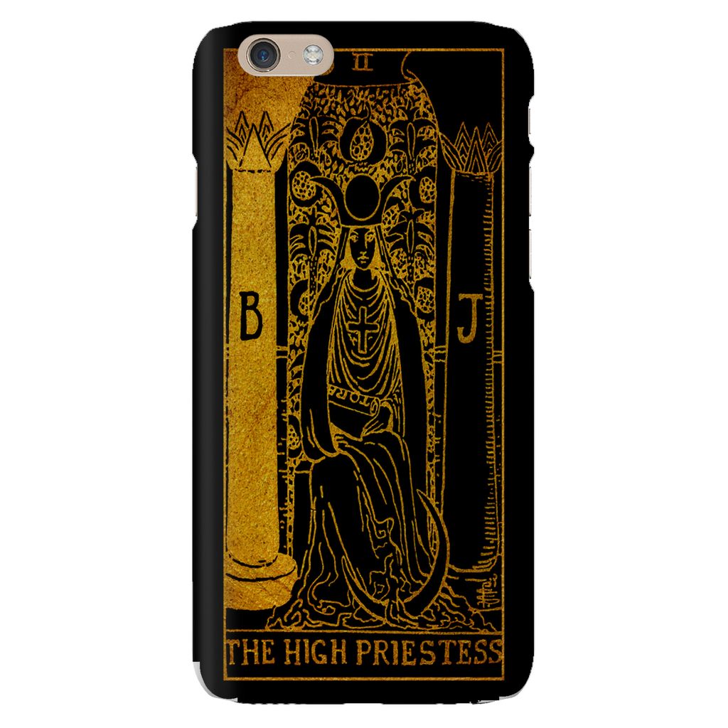Capa de celular para carta de tarô da Alta Sacerdotisa
