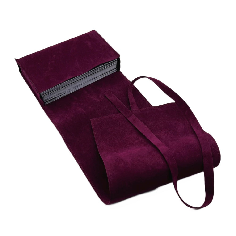 Tarot Deck | RWS-Inspired Plastic Cards Colored In Pink, Blue, Or Black + Cloth Storage Bag + English Guidebook| Premium Divination Witch Gift Set | Apollo Tarot Shop