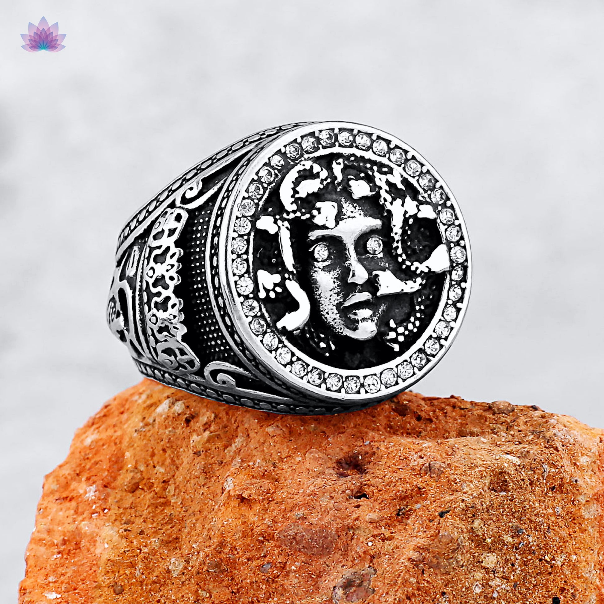 Medusa Ring | Greek Mythology Gorgon Protection Amulet | Gorgoneion Pagan Worship Jewelry | Gorgo Witchy Accessory | Apollo Tarot Shop