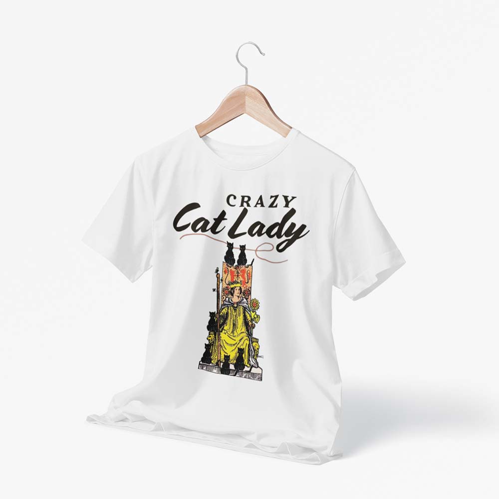Queen Of Wands Cat Lovers T-Shirt