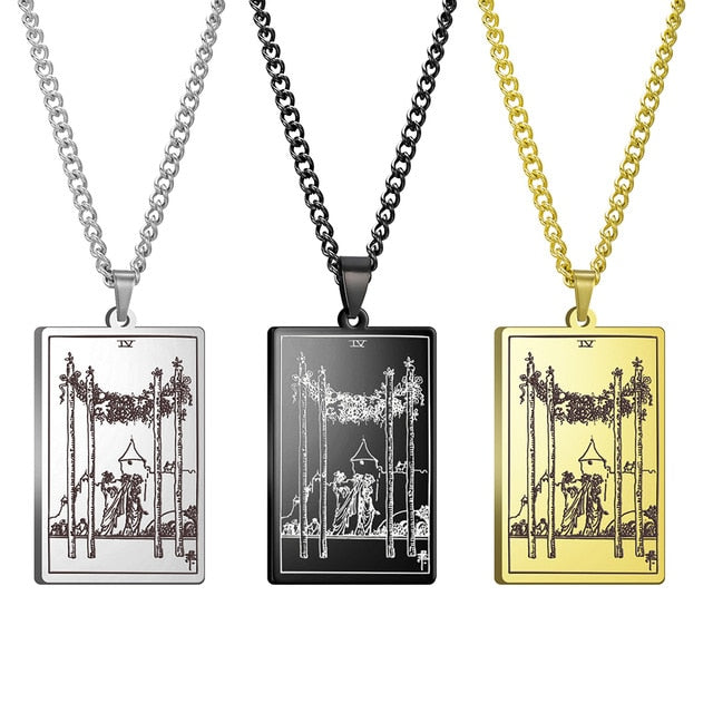 Tarot Necklace | Suit of Wands Pendants | Apollo Tarot
