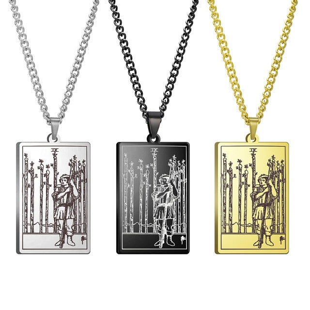Tarot Necklace | Suit of Wands Pendants | Apollo Tarot
