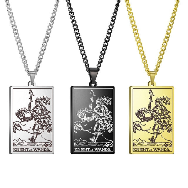 Tarot Necklace | Suit of Wands Pendants | Apollo Tarot
