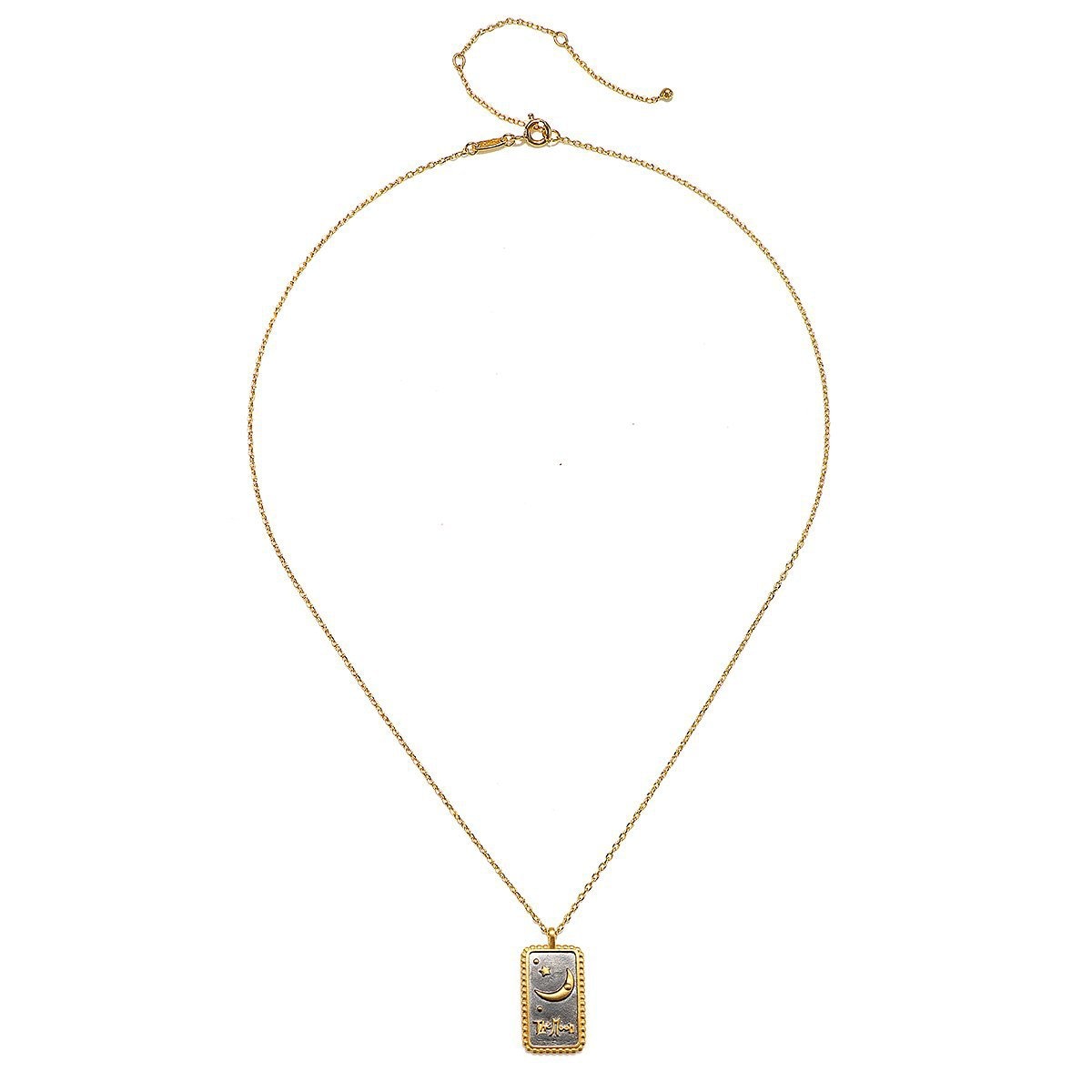 Charm Tarot Card Necklace | The Moon, The Star, The Sun Pendants | Vintage Amulet Jewelry | Apollo Tarot Shop