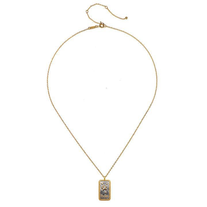 Charm Tarot Card Necklace | The Moon, The Star, The Sun Pendants | Vintage Amulet Jewelry | Apollo Tarot Shop