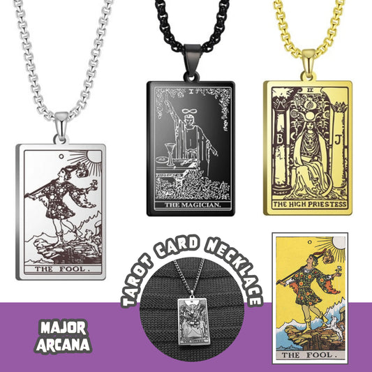 Tarot Card Necklace | Major Arcana Pendants | Apollo Tarot Shop