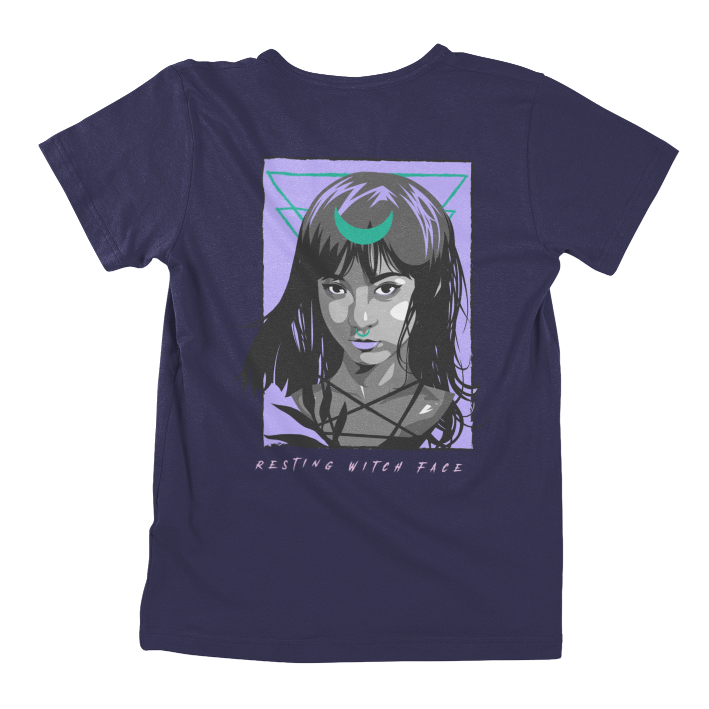 Resting Witch Face Tee Shirt | 100% Cotton Custom T-Shirt | Apollo Tarot Shop