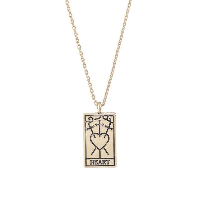 Tarot Necklace | Vintage Tarot Card Pendant | Apollo Tarot