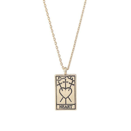 Tarot Necklace | Vintage Tarot Card Pendant | Apollo Tarot