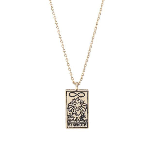Tarot Necklace | Vintage Tarot Card Pendant | Apollo Tarot