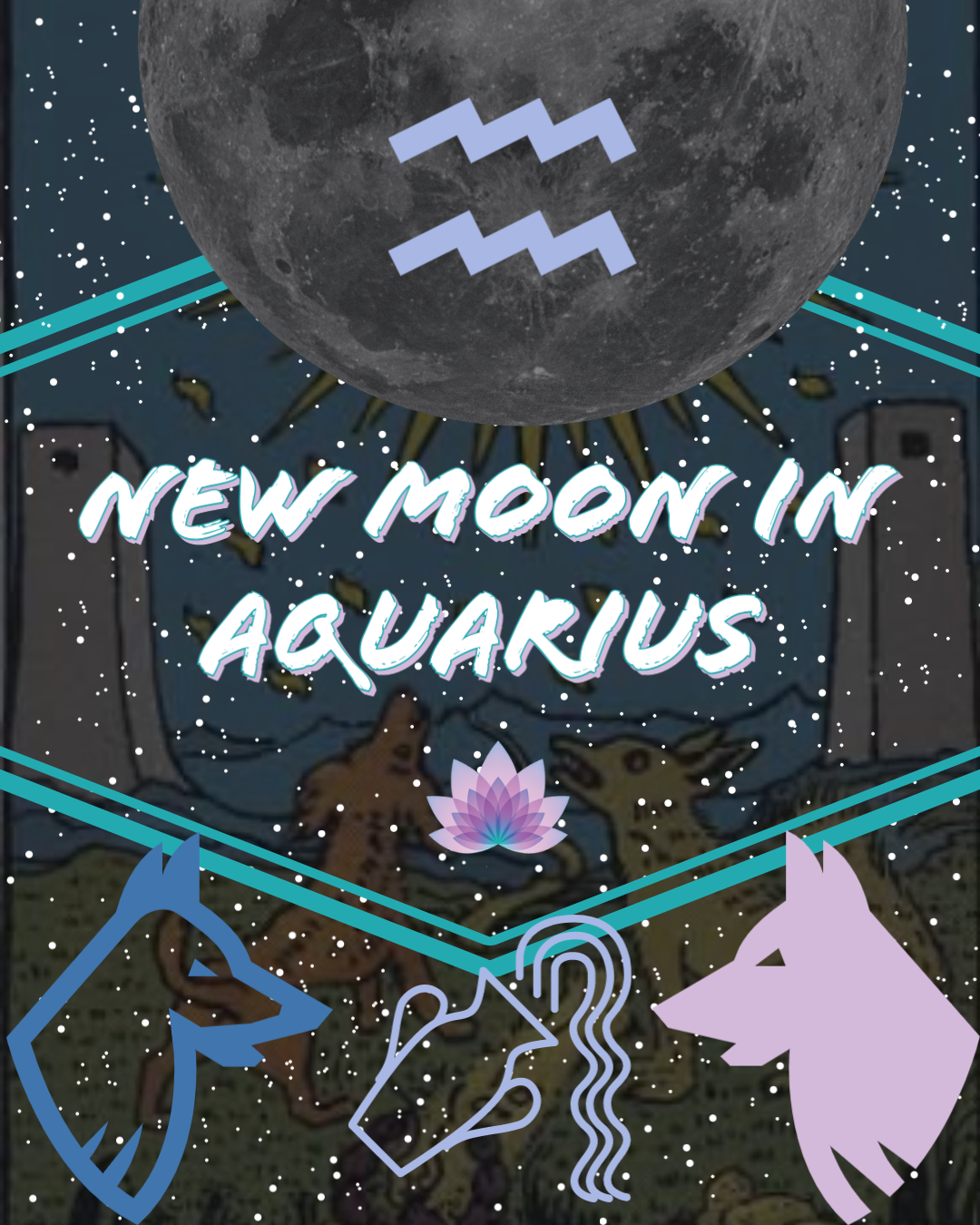 New Moon In Aquarius Tarot Spread | Apollo Tarot