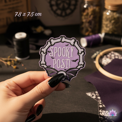 Spooky Embroidered Iron-On Patches, Witchy Applique Badges for Clothes, Jackets, Backpacks and Jeans DIY Repair & Decoration - 45 Assorted Styles