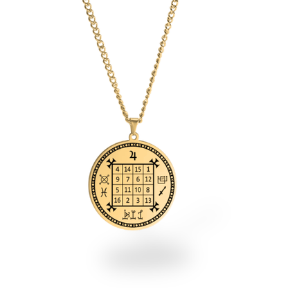 Planetary Talisman Necklace – Magic Square Pendant