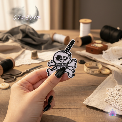 Spooky Embroidered Iron-On Patches, Witchy Applique Badges for Clothes, Jackets, Backpacks and Jeans DIY Repair & Decoration - 45 Assorted Styles