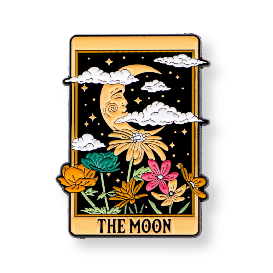 Moon Tarot Enamel Pin Vintage | Apollo Tarot