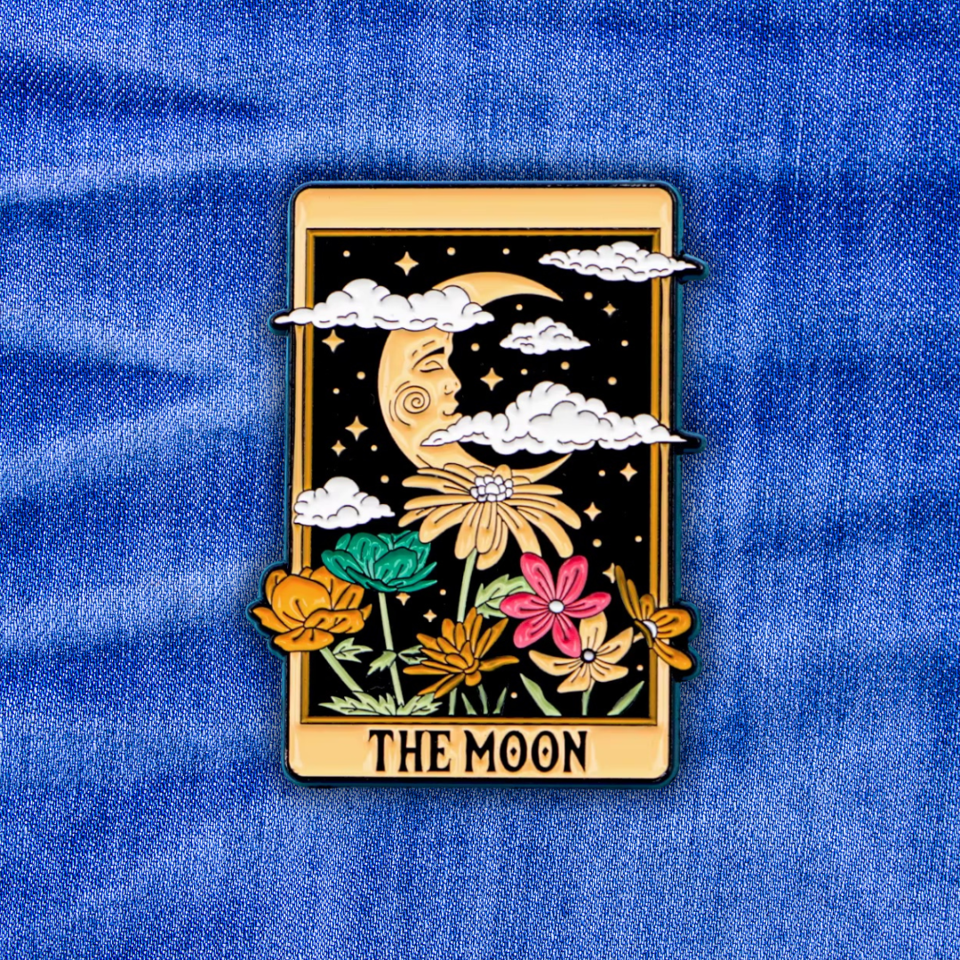 Moon Tarot Enamel Pin Vintage | Apollo Tarot