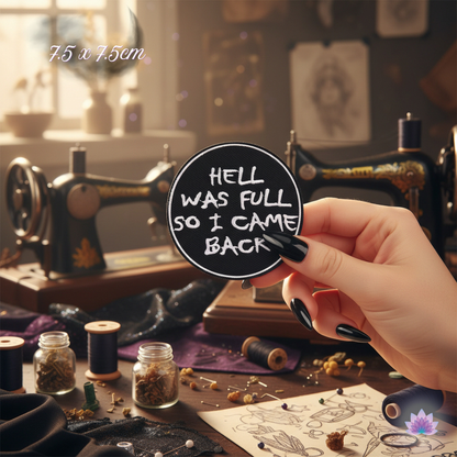 Spooky Embroidered Iron-On Patches, Witchy Applique Badges for Clothes, Jackets, Backpacks and Jeans DIY Repair & Decoration - 45 Assorted Styles