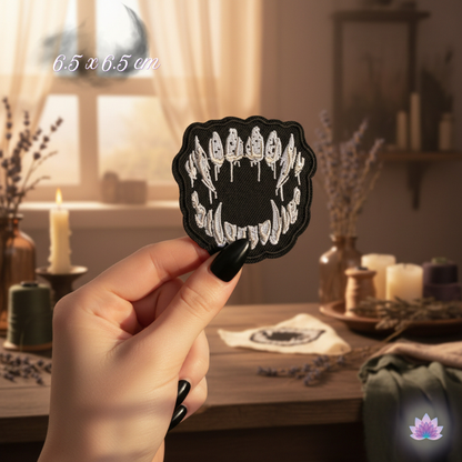 Spooky Embroidered Iron-On Patches, Witchy Applique Badges for Clothes, Jackets, Backpacks and Jeans DIY Repair & Decoration - 45 Assorted Styles