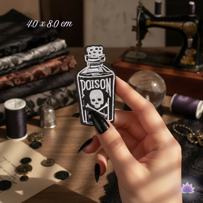 Spooky Embroidered Iron-On Patches, Witchy Applique Badges for Clothes, Jackets, Backpacks and Jeans DIY Repair & Decoration - 45 Assorted Styles