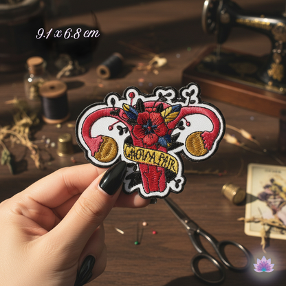 Spooky Embroidered Iron-On Patches, Witchy Applique Badges for Clothes, Jackets, Backpacks and Jeans DIY Repair & Decoration - 45 Assorted Styles