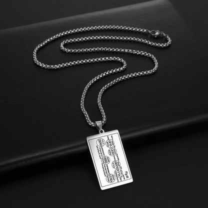 6th Table of Jupiter from the Sixth & Seventh Books of Moses Necklace Collection – Silver Color Sacred Seal Pendant | Apollo Tarot Jewelry Shop
