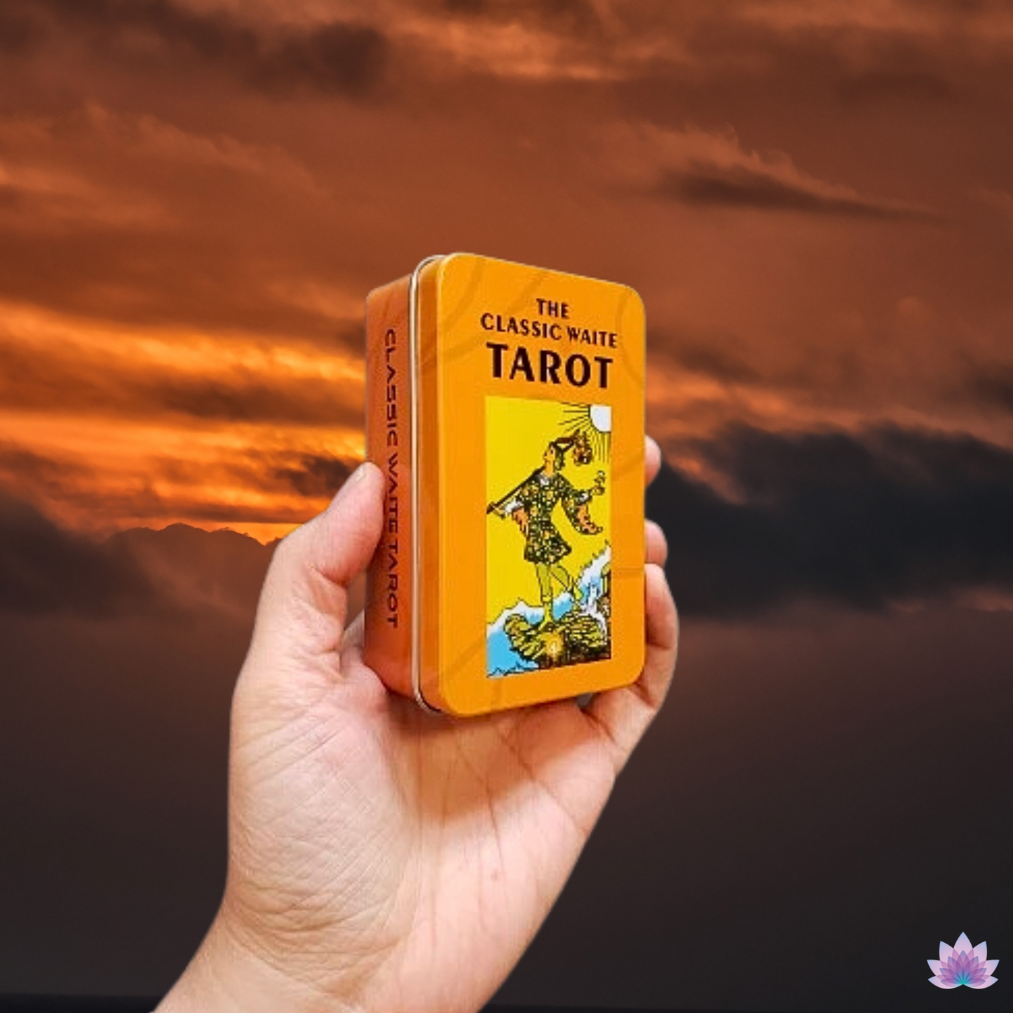 Classic Waite Tarot Cards Deck In Tin Box + Guidebook For Beginners + Gilded Edge Card • Fortune Telling Party Game • Witchy Gift For Friend • Apollo Tarot Shop