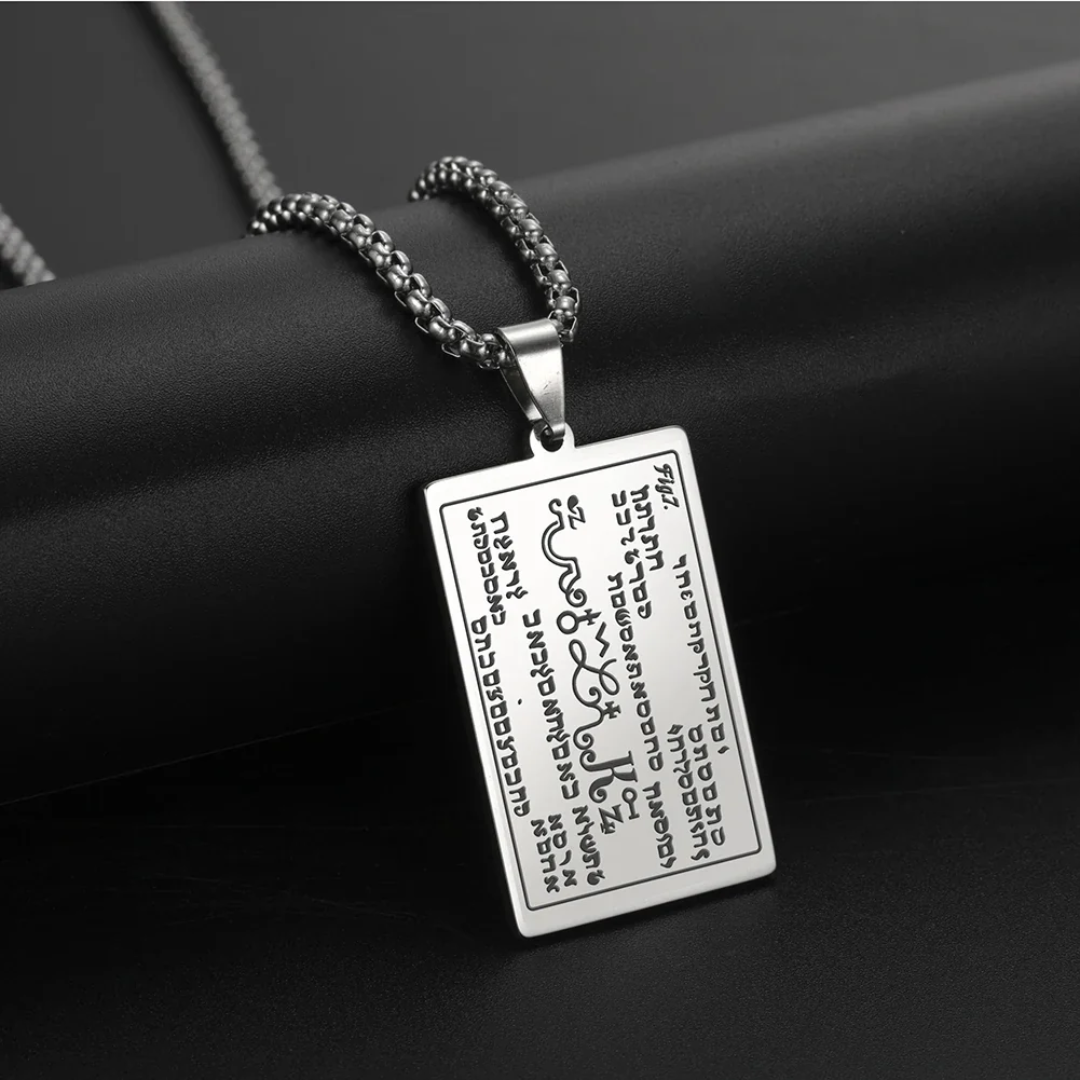 6th Seal Virtues and Potentates Necklace from the 6th and 7th Books of Moses Necklace Collection by Apollo Tarot Jewelry Shop