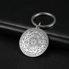 Load image into Gallery viewer, Sigil Of The Seven Archangels Keyring • Solomon Seal Kabbalah Amulet Pendant Keychain • Stainless Steel Talisman Charm Jewelry • Apollo Tarot Shop