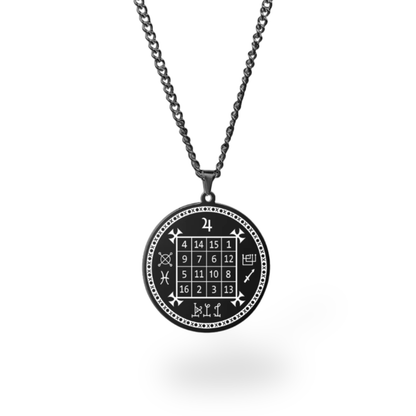 Planetary Talisman Necklace – Magic Square Pendant