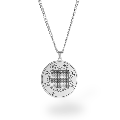 Planetary Talisman Necklace – Magic Square Pendant