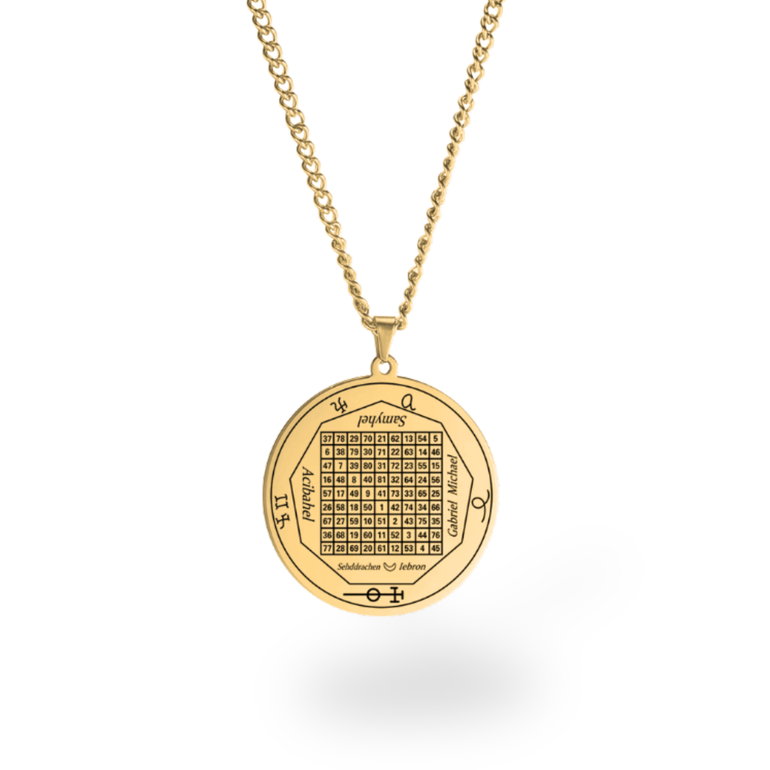 Planetary Talisman Necklace – Magic Square Pendant
