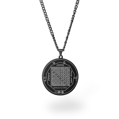 Planetary Talisman Necklace – Magic Square Pendant