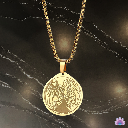 Nike Goddess of Victory Necklace • Pagan Worship Greek Mythology Amulet For Success Triumph Glory • Championship Winner Jewelry Gift Medal • Apollo Tarot Online Shop