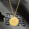 Load image into Gallery viewer, Pentagrammaton Sigil Necklace | Tetragrammaton Magick Seal Pendant | Pentagram Kabbalah 72 Names Of God Amulet Jewelry | Apollo Tarot Shop