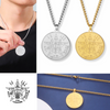 Load image into Gallery viewer, Pentagrammaton Sigil Necklace | Tetragrammaton Magick Seal Pendant | Pentagram Kabbalah 72 Names Of God Amulet Jewelry | Apollo Tarot Shop