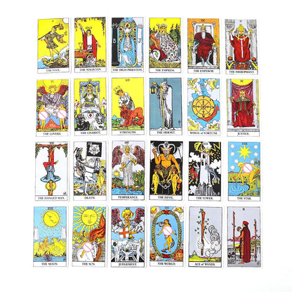 Classic Waite Tarot Cards Deck In Tin Box + Guidebook For Beginners + Gilded Edge Card • Fortune Telling Party Game • Witchy Gift For Friend • Apollo Tarot Shop