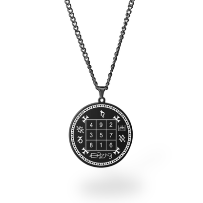 Planetary Talisman Necklace – Magic Square Pendant